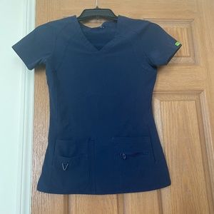 Navy Blue Scrubs Med Couture